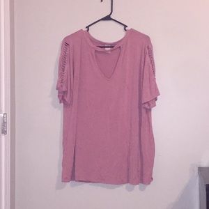 Pink thin top